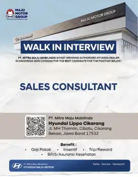 Lowongan Otomotif Mobil Hyundai Area Bekasi Cikarang