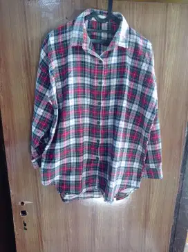 Flanel Merah Cewek