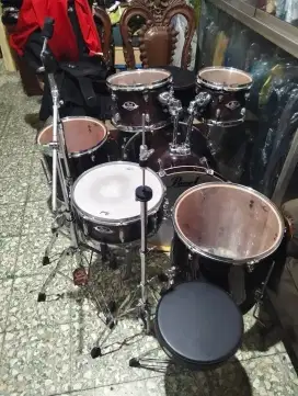 Drum pearl export series logo baru like new