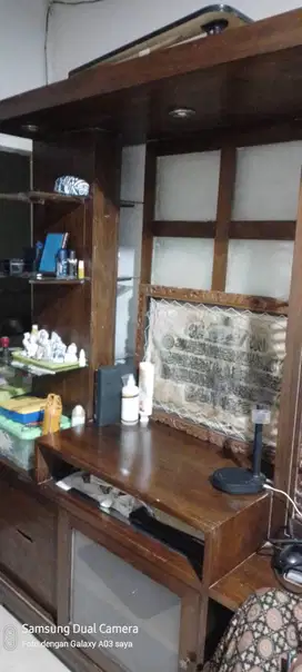 Lemari,meja rias dan kursi jati