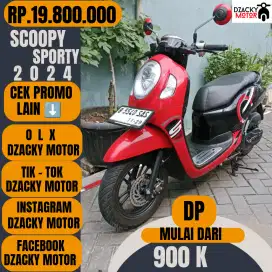 SCOOPY  SPORTY 2024 SECOND LIKE NEW