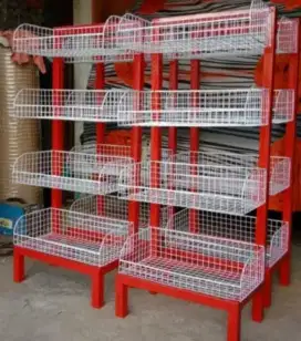 rak warung 2 set jual BU