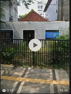 Itung tanah free bangunan di atas nya lokasi Menteng