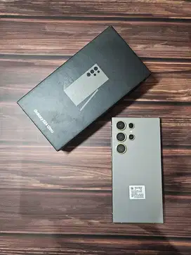 Samsung S24 Ultra Silver 256GB Garansi Resmi SEIN Mulus Fullset Ori
