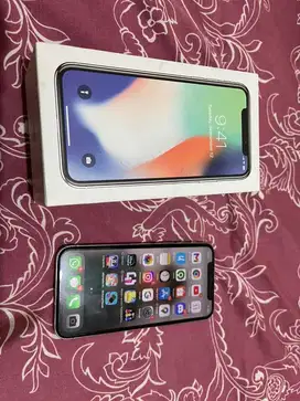 Iphone x 64gb white inter semua operator