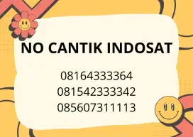 nomor cantik indosat