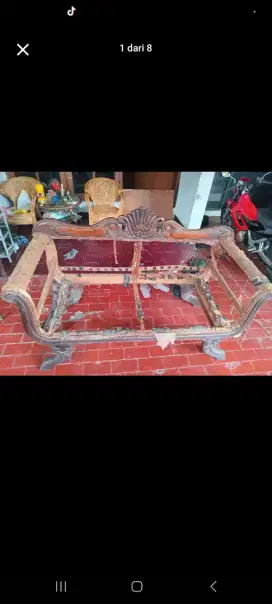 Rangka Sofa Kayu Jati Asli