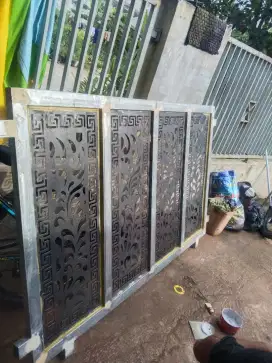 Pagar kating laser modern