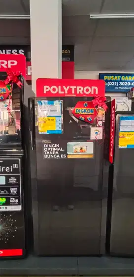 Cicilan tanpa ribet, Kulkas Polytron PRA18DMY 180L dengan Home Credit