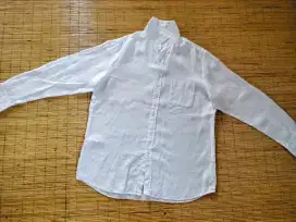 Kemeja putih big size uniqlo