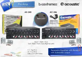 Parametric Equalizer with Karaoke with Subwoofer output