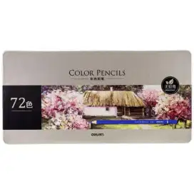 pensil warna 72 warna merk deli