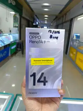 Oppo Reno 14F 5G 12/256 Blue NEW BNOB Garansi Resmi Oppo Indonesia