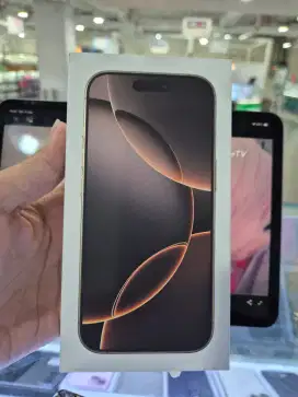 New iphone 16 pro 128gb ibox fress segel belom aktif