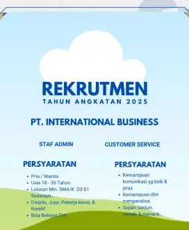 Dibutuhkan segera