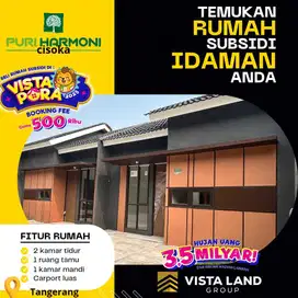 PROMO VISTA PORA, Rumah Subsidi Super Minimalis Dan Modern
