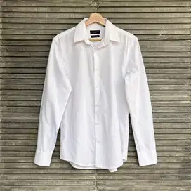 Kemeja Hem Putih Katun Pria Executive Preloved