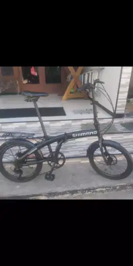 Sepeda Lipat BASIC PHOENIX FRAME KOTAK DOUBLE CAKRAM 7 SPEED UK.20