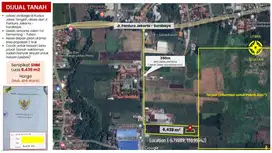 DIJUAL TANAH MURAH UNTUK INDUSTRI / PABRIK / INVESTASI PINGGIR PANTURA