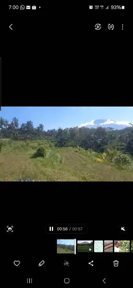 Land 35a for Lease close to Sidemen Traditional Village Bali