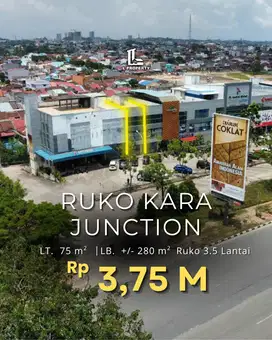 RUKO 3.5 LANTAI DENGAN ROOFTOP DAN BASEMENT DI LOKASI PALING STRATEGI