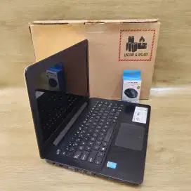 Laptop  Asus Slim Core i3 Gen 4 Ram 10GB bonus Mouse Baru Siap pakai