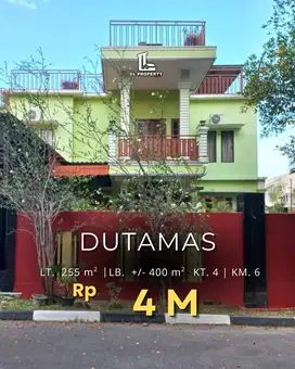RUMAH MEWAH DI KAWASAN ELIT DUTAMAS DENGAN LOKASI STRATEGIS!