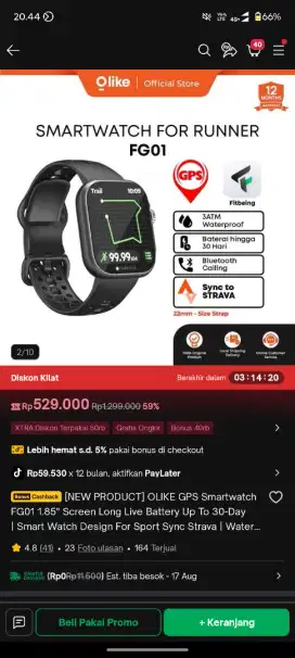Olike GPS Smartwatch FG01