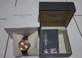 Alexandre Christie Primo Steel AC 1036 LDLRGLN Ladies Rose Gold