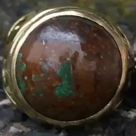 Cincin pirus persia motif angka 1