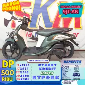 ( fino thn 2018 DP:500 syarat kk dan KTP cash credit