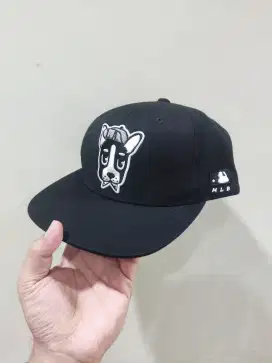 Topi Snapback MLB Original Logo Bordir LA Dodgers