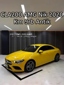 Mercedes Benz CLA 200 CLA200 AMG 2020 Kuning Mercy Km9rb B805MGA