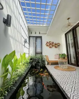 Jasa pembuatan taman rumah indoor minimalis estetik