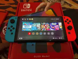 Nintendo Switch OLED Neon CeFW 256GB Dualboot Full Game Populer