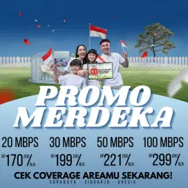Wifi Murah Cepat Spesial Promo Kemerdekaan