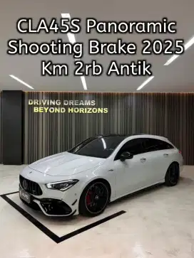 Mercy CLA45S Shooting Brake 2025 Putih B9GRR Nik 2023 Wagon Estate