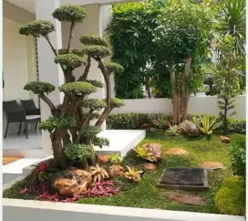 jasa pembuatan taman dan pohon bonsai