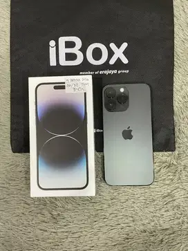 IPhone 14 ProMax 256GB iBox Black mulus Fullset Ori BH 86% 3Utool 98