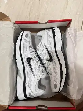 Nike P-6000 White Black Metallic Silver Original