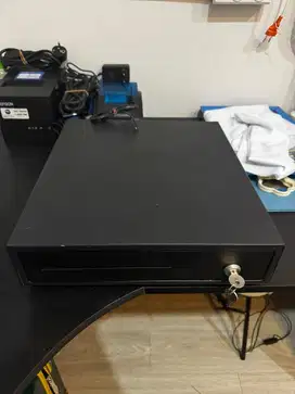 Cash Drawer / Laci Uang 4 slot Kabel Lan