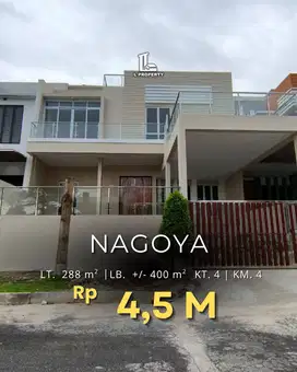 RUMAH MEWAH DENGAN ROOFTOP VIEW SINGAPURA DI PUSAT KOTA NAGOYA!