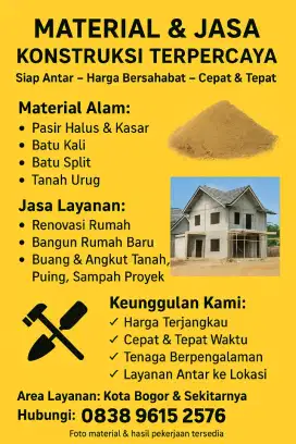 Material tepercaya dan hemat