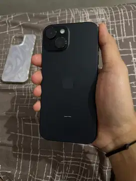 Iphone 15 black 128gb IBOX garansi ON