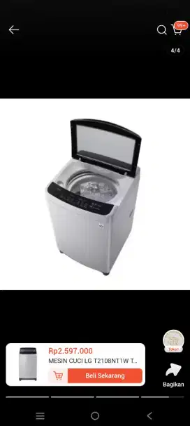 Mesin Cuci Top Loading 8 KG LG
