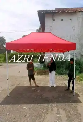 Tenda cafe lipat portable ukuran sesuai pesanan