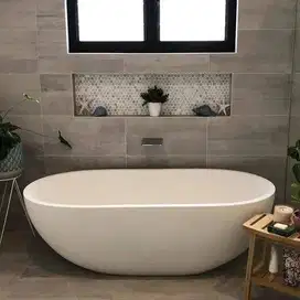 bathtub teraso handmade glossy