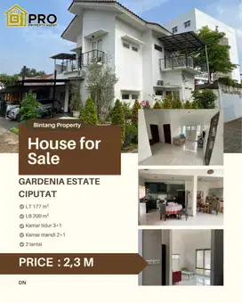 DIJUAL RUMAH DI GARDENIA ESTATE CIPUTAT TANGERANG BANTEN