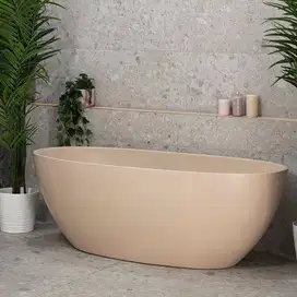 bathtub teraso model elips cream