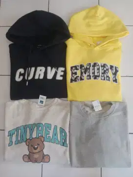 Hoodie and crewneck